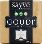 Vegansk produkt med kikÀrtor och arrowroot, rökt laktosfri glutenfri EKO 200 g - SAYVE